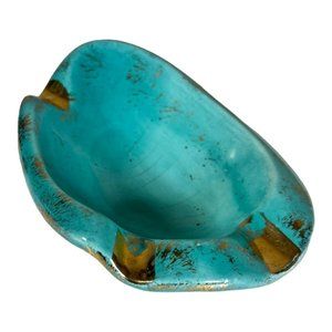 Mid-Century Plymouth Pottery Ashtray‎